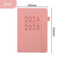 2026-2028月計畫本，年度總結，附靈活筆插槽，英文版，學校假期完美禮物，日記寫作，學校用品 - 彩色 - 查看 16