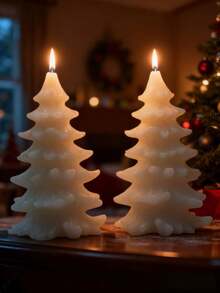 Vela perfumada con aroma a árbol de Navidad, decoración creativa para crear ambiente navideño, regalo de vela perfumada navideña, decoraciones navideñas, regalos de Navidad