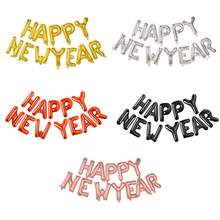 14pcs/Set 16inch Happy New Year Letter Shape Foil Balloons New Year Decoration Party Decor - Multicolor - View 2