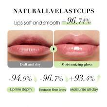 Conjunto de Óleo Labial Hidratante e Brilhante + Bálsamo Labial Hidratante de Abacate, Reduz Linhas Labiais, Hidratante e Reparador, Ilumina a Cor dos Lábios, Adequado para Outono e Inverno