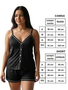 Maternity Sleepwear - Black - View 2