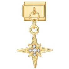 1/5/10/20/30/50pcs Random Mixed Gold-Color Modular Pendant, Moon & Tulip Pendant, Detachable Bracelet Charm Accessories - Multicolor - View 3