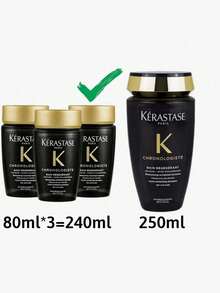 Kérastase Chronologiste Revitalizing Shampoo, 80ml, Promotes Hair Regeneration, Prevents Hair Loss, Nourishes And Repairs, Deep Cleansing, Increases Hair Density, Improves Scalp Health, Strengthens Hair Strands, Revitalizing Shampoo, Hair Care, Anti-Aging - 80ml - View 5