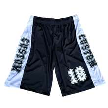 Men's Adult Sports Set: T-Shirt With Basketball Shorts - HD negro personalizado - Ver 6
