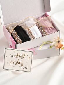 1pc Women's Solid Color Rhinestone Headband, Headscarf With Criss-Cross Front, Soft Modal Lining, Easy To Wear Hair Sleep Cap - Solid Color - View 9