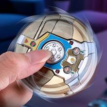 1 Set Transformable Finger Spinner, Creative Stress Relief Toy Suitable For Teenagers, Can Be Used As Finger Spinner, Party Favor, Transformable DIY Robot Spinner, Back To School Stress Relief Toy And Classroom Reward, Boys' Toy, Children's Gift, Christmas Gift, Adult Toy, Fun Gift, Valentine's Day Gift For Men - Multicolor - View 3