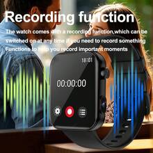 SENBONO Women Smart Watch With Bulit-In Camera, Dynamic Watch Faces, Wireless Call, Local Music, 32Mb RAM,512Mb ROM, Audio Recording,Music Player, Weather, Heart Rate/Sleep Monitoring, Calorie Fitness Tracker,Calculator, SOS Call, Pedometer, Message Reminder Smartwatch For Android,Gift For Men Women - Multicolor - View 5