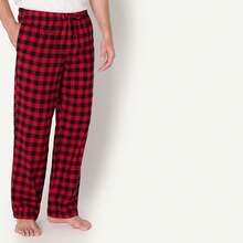 Essentials Men's Flannel Pajama Pant - Rojo - Ver 4
