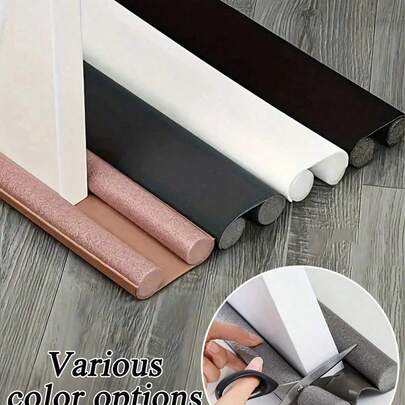 1条泡沫门封条 | 双面全覆盖门封条 | 隔音隔热，适用于所有季节、节日、派对和季节性装饰，家居必备