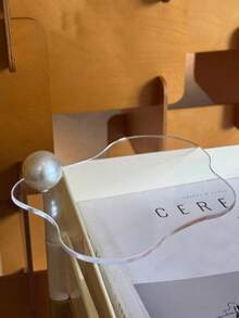 1 Stück asymmetrischer Perlmutt-Untersetzer aus Acryl, hitzebeständige Matte, luxuriöse perlmuttfarbene Dekorplatte für Tischdekorationen, hochwertige minimalistische Dekoschale für Esstisch, Couchtisch, Schminktisch, Sideboard, Eingangsbereich, Wohnzimmer, Hochzeit, Feiertage, Partys, saisonale Geschenke, Gastgebergeschenke, Einweihungsgeschenke, Thanksgiving, Weihnachten, Neues Zuhause, elegante Tischdekoration - Transparent - Übersicht 5