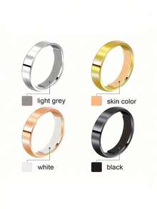 透明戒指尺寸调节器，隐形戒指尺寸缩小器，女士松紧戒指调节器，透明DIY缝纫珠宝工具套装，松紧戒指调节套装 - 适用于结婚戒指和珠宝，佩戴舒适 - 彩色 - 查看 8