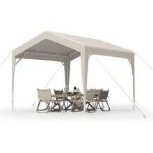 Carpa para fiestas de 3 x 3 m, toldo para exteriores con lona impermeable, refugio para eventos al aire libre, ideal para fiestas, camping, mercados, bodas y barbacoas. - Multicolor 3M*3M - Ver 7