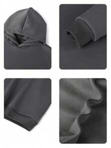 Tween Boys Graphic Print Thermal Lined Hoodie Sweatshirt, Warm & Comfortable For Autumn/Winter