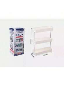 Estante organizador multifuncional de 3 niveles,Estante De Cocina Multifunción De 3 Capas Organizador - Blanco - Ver 4