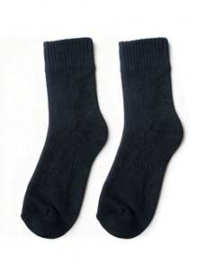 5 Pairs Soft & Comfortable Winter Hiking Mid-Calf Socks, Casual Indoor/Outdoor, Outdoor Activities, Classic Style, Hiking Socks, Comfortable, For Men And Women, Winter Travelers - Multicolor - View 4