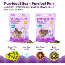 By Nina Ottosson Buggin Out Puzzle U2013 Interactive Treat Puzzle Feeder Cats, 16 Hidden Treat Compartments Slow Feeder, Durable Easy - Clean, 13 Inches, Green - Buggin Out - 查看 6