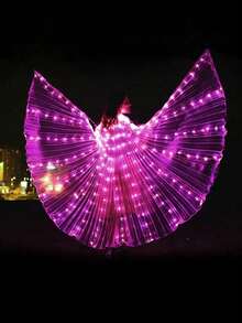 LED Luminous Wings Suitable For Stage Performance, Lighting Decor, Clothing Accessories, Holiday Gifts, Belly Dance Costumes, Festival Party Decor, Room & Home Decor, Theme Party Decor, Valentine's Day Decor, Also Applicable To Carnival Costumes And Performances - Glowing Wings - View 14