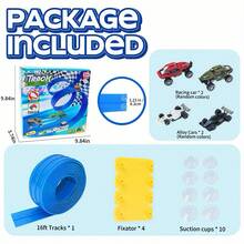 16FT DIY Toy Marble Runs Track Racing Set