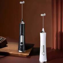 USB Rechargeable Electric Milk Frother, 3-Speed Mini Milk Foamer Drink Mixer For Coffee, Matcha, Latte, Cappuccino, Hot Chocolate, 600mAh - Multi-color Milk Frother - View 5