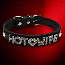 1pc Red & Black Sexy Lingerie Accessory Letter Choker, Gothic Style DIY Choker, Custom Adult Couple Sexy Tool, Party Club Jewelry Gift - Multicolor - View 12