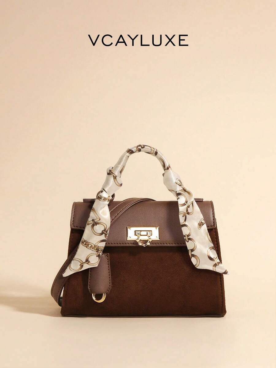 Fashionable Versatile Handbag, Contrast Color Minimalist Crossbody Bag, Unique Shoulder Bag, Suitable For Commuting, Work, Dating, And Gift Giving