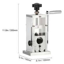 Pelacables manual, pelacables de cobre de 0,06'' a 1,5'' con manivela o taladro, referencia de profundidad de pelado visible, pelador de cables portátil con marco de aluminio para reciclaje de chatarra de cobre - 0,06'' a 1,5'' - Ver 10