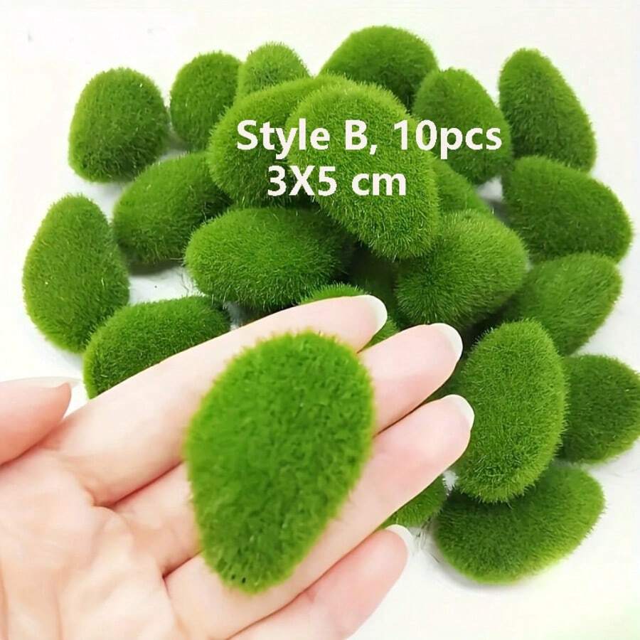 حجر الطحالب الخضراء الاصطناعية، صخور الطحالب، حجر طحالب خضراء مزيفة، مصنوعة من مادة البي في سي، لتزيين الحدائق، ترتيبات الزهور، إكسسوارات التصوير الفوتوغرافي، أحواض السمك، حفلات الزفاف، حدائق الفراشات والأعمال اليدوية، ديكور حدائق الصخور للخارج، حدائق الفراشات DIY، ديكورات الأعياد والمناسبات