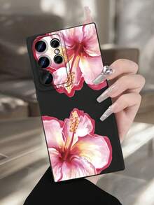 Cute Floral Pattern Phone Case, Shockproof, Slim-Fit, Flexible Design, Fashionable Phone Accessory For Teens And Women, Lightweight, Durable, Scratch-Resistant, Summery Vibe, Compatible With Samsung Galaxy S25Ultra/S25Plus/S25EDGE/S25/S24Ultra/S24/S23Ultra/S23/S22Ultra/S22 Case - 白色 - 查看 6