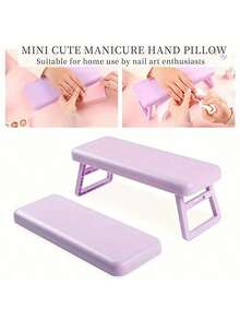 1pc-Foldable Nail Arm Rest,Foldable Nail Hand Rest, Nail Hand Rest For Nails Tech, Macaron Hand Rest Stand For Acrylic Nail, Portable Acrylic Hand Holder, Nail Pillow Arm Rest, Nail Supplies For Manicure Table, Portable Nail Art Station Essential For Salon & Home Use, Ergonomic Hand Rest For Gel/Acrylic Nails, Great Birthday, Christmas, Nail Appreciation Day Gift For Nail Technicians
