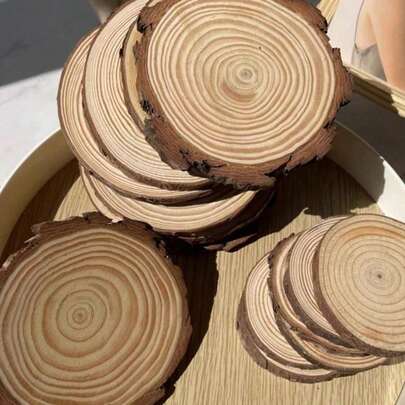 1 pezzo Grandi schegge di legno non finite da 8-9 pollici - Ottimo per il nucleo, vassoio rotondo in legno con corteccia, biscotti di legno, fette di legno, forniture per artigianato, legno, fette di tronco, legno, matrimonio, Natale, lavoretti natalizi, forniture per artigianato per adulti, arti e mestieri, fai da te, sottobicchieri, giocattoli in legno, decorazioni in legno, giocattoli in legno, lavoretti fai da te