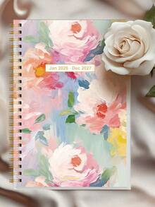 BUBU 2026-2027 学年周计划和月计划本，2026 年 1 月至 2027 年 12 月，6.5 英寸 x 8.2 英寸，软封面，螺旋装订，学校和办公用品，返校季 - 彩色 - 查看 3