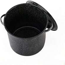 Cinsa Olla Recta con tapa, Acero vitrificado (, )(14.4 L Negro) - Tipo 1 - Ver 7