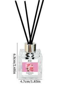 1 bouteille/50ml Diffuseur de roseau sans flamme, désodorisant pour salle de bain, parfum pour voiture, parfum d'hôtel, assainisseur d'air, convient pour la salle de bain, la chambre, le salon et autres espaces - Multicolore - Voir 8