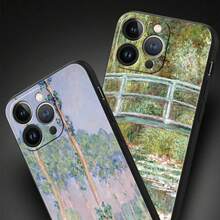 Claude  Impressionism Painter compatible with  11 12 13 15 16 14 Pro Max Phone Case X XR XS 7 8 Plus SE Luxury Cover Funda, Cover compatible with funda  17 pro max, funda  17 pro, funda  17, funda  16, funda  16 pro max, funda  15 - a2 - Ver 6