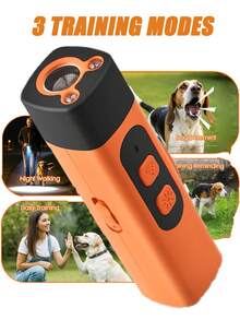 Ultrasonic Dog Repeller Rechargeable Dogs Anti Barking Device Portable Indoor/Outdoor Mini Dog Bark Deterrent Refuse To Shout And Slap For Pet Supplies Dog Barking Control Devices