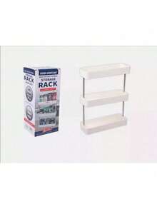 Estante organizador multifuncional de 3 niveles,Estante De Cocina Multifunción De 3 Capas Organizador - Blanco - Ver 6