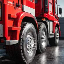 Rear Front Axle Wheel Covers, Spiked Axle Cover For Semi Truck, ABS Rust-Resistant Lug Nut Covers, Universal Fit, Installation Tool Included, 2 Front And 4 Rear Axle Hub Covers Combo Kit - 13.90x4.25 inch and 13.94x9.17 inch - 查看 9