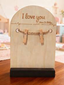 1 khung ảnh lưu niệm siêu âm em bé bằng gỗ, khung ảnh siêu âm cho bà mẹ mới, trang trí tiệc mừng em bé, đồ trang trí gia đình, quà tặng, tiệc mừng em bé, quà tặng lễ Phục sinh cho bé gái/bé trai - Nhiều màu - Xem 18