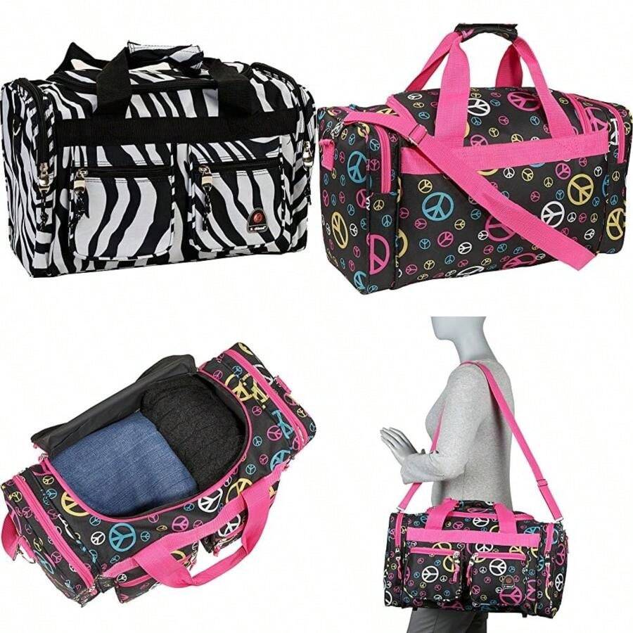 Rockland Duffel Bag(19pulgadas Cebra) - Tipo 1 - Ver 1