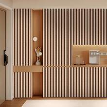 1 Roll Faux Lattice Wood Grain Self-Adhesive Wallpaper, Vintage Wood Texture Removable Waterproof Wallpaper, Suitable For Living Room, Tea Room, Bedroom, Self-Adhesive Japanese-Style Wall Decor, Furniture Renovation Sticker - Multicolor - View 4