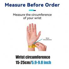 Wrist Support Brace, Adjustable Compression Wrist Guard To Relieve Carpal Tunnel Syndrome, Suitable For Left And Right Hands - Black - View 9