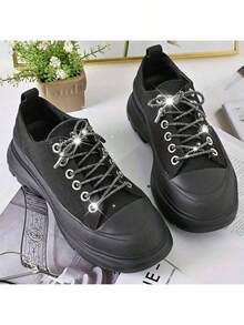 2pcs Shoelaces With Embellishments, Fashion Glitter Sneakers And Flat Shoes Summer Party - Silver - View 3