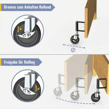 Casters - 블랙 - 보기 4