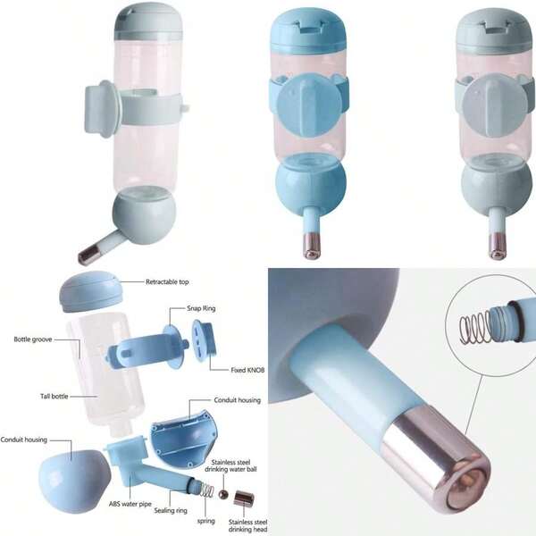 QERMXYRI Pet Drinking Bottle Automatic Pet Drinking Fountain Pacifier Bottle Drinking Fountain Bottle Drinking Fountain(default)