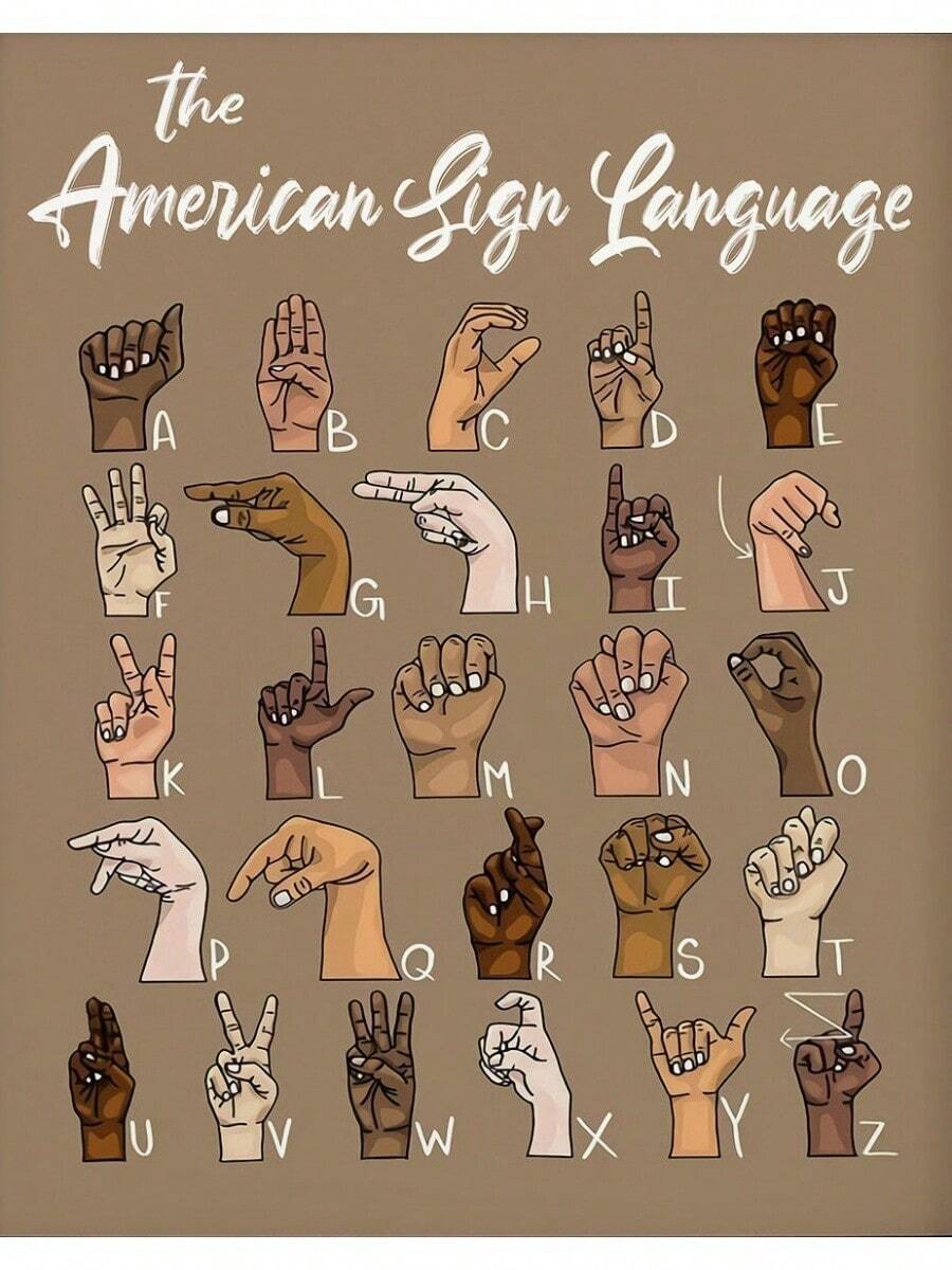 Metal Plaque American Sign Language Vintage Signs, American Sign ...