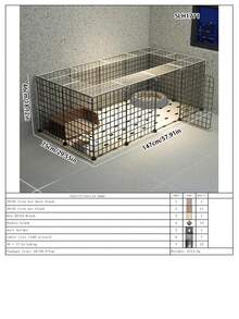 Black High-Density Pet Fence, Indoor Balcony Anti-Escape Wrought Iron Railing Fence, Suitable For British Shorthair Cats - Multicolor - View 15
