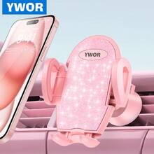 Supporto per telefono da auto YWOR, [adatto a custodie spesse] Supporto per telefono da auto, Supporto per telefono da auto senza mani adatto per iPhone e smartphone