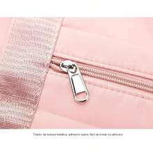 Bolsa de Fitness y Viaje para mujer,Expandible.Ligera,y se puede aquipar con una barra de traccion - Gris - Ver 3