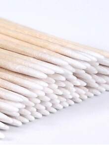 1000/500pcs Ultra Fine Tip Cleaning Swabs, Disposable Nail Cleaner Sticks, Wooden Makeup Cosmetic Applicators, Small Pointed Eyebrow Makeup Remover Tools, Cosmetic & Personal Care, Makeup Remover Swabs, Manicure Supplies, Foot Care Products, Pedicure Tools, Travel Essentials, Suitable For Lining Eyes, Lips, Shaping Brows & Other Makeup, Cleaning Supplies, Household Cleaning Swabs, Outdoor Care Tool Accessories