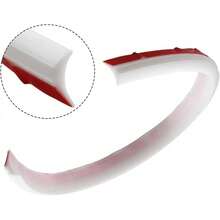 Waterstop - Tira de ducha para umbral de agua, autoadhesiva, silicona, impermeable, barrera para baño y cocina (blanco, 100 cm) - blanco 50cm - Ver 4